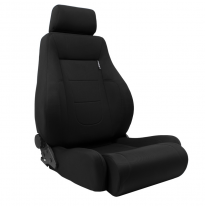 Asiento deportivo &#039;Retro II&#039; - Negro - Respaldo reclinable en ambos lados - incl. diapositivas