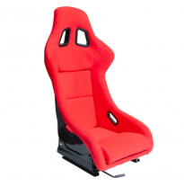 Asiento Deportivo &#039;Mo&#039; - Rojo - Respaldo De Fibra De Vidrio No Reclinable