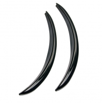 Extensiones Paso De Ruedas Universal / Aletas De Barro - Negro - Elástico - Juego De 2 Piezas