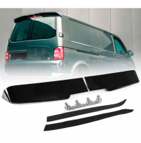 Alerón de techo AutoStyle compatible con Volkswagen Transporter T5 2003-2010 / T5.1 2010-2015 / T6 2015-2020 / T6.1 2020- (con 2