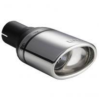 Ulter Sport Cola Escape Universal - Ovalada 120x80mm Slanted - Length 120mm - Installation -&gt;60mm - Inox