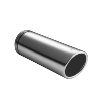 Cola De Escape Ulter Sport Redondo ø90mm Inclinado - Longitud 120mm - Instalación 65-80mm - Inox