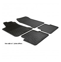 Juego Alfombrillas Goma Kia Sorento 3/2015- (T Profile 5-Pieces + Mounting Clips)