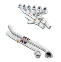 Manifold + connecting pipes 100% Stainless steel(Left Hand Drive) Sistema 100% de acero inoxidable, 2 x Ø50 mm BMW E23 728i / 72
