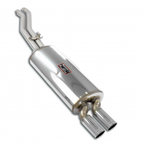 Escape trasero "S-Bend" OO70 (para Alpina / M-Technik 2) Sistema 100% de acero inoxidable, 2 x Ø60 mm - Solo kit completo BMW E3