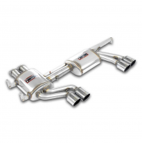 Silenciador trasero derecho - izquierdo "RACING LIGHT" - 13,0 kg Sistema 100% Acero Inox , 2 x Ø63,5mm BMW E46 M3 (Para V8 LS1 /