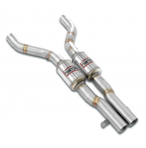 Escape delantero resonante Derecha - Izquierda Sistema 100% Acero Inox  2 x Ø63mm -> Full kit only BMW E36 M3 (For V8 - LS1 / Mu