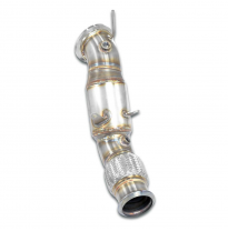 Downpipe kit +catalizador metalico 200CPSI Sistema 100% de acero inoxidable - Downpipe con conexión tipo "V-clamp" - Elimina el