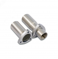 Kit tubos de conexión(Weld on connection) Sistema "Cat.-back" 100% acero inoxidable, sobredimensionado 2 x Ø50 mm - modelos de 1