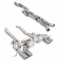 J-Pipe Touring Package con válvulas - completeDeletes the secondary catalytics + OPFs  + mid resonator Paquetes de rendimiento B
