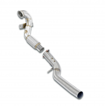 Turbo downpipe kit(Replaces catalytic) Sistema 100% de acero inoxidable. Tamaño extragrande: Ø76 mm -> Ø70 mm. AUDI S1 Quattro 3