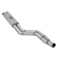 Escape delantero + tubo central Sistema completo 100% de acero inoxidable Ø70 mm - Solo kit completo BMW E9 3.0 CSL '72 -> '73 (