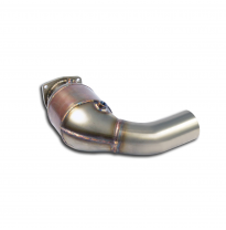 Escape delantero izquierdo con convertidor catalítico metálico 100CPSI 100% Stainless steel system for OEM rear muffler PORSCHE