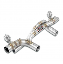 Kit de tubo trasero derecho - izquierdo con válvulas (vacío) (eliminación del silenciador) 100% Stainless steel "Cat.-back" syst