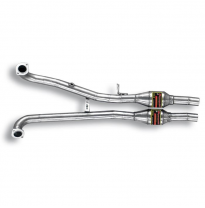 Convertidor catalizador delantero Derecho-Izquierdo Sistema 100% de acero inoxidable ALFA ROMEO ZAGATO RZ 3.0i V6 Convertidor ca