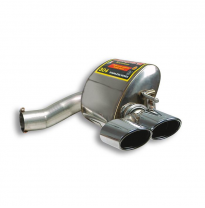 Silencioso trasero derecho 120x80 Sistema "Cat.-back" 100% de acero inoxidable - Solo kit completo MERCEDES R230 SL 350 V6 (4v -
