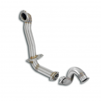 Turbo downpipe + OverpipeReplaces OEM catalytic converter) Sistema 100% Acero Inox tamaño grande Ø60mm - Ø65mm PEUGEOT RCZ 1.6