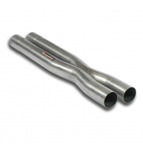 Kit tubos centrales "X-Pipe" (Reemplaza silencioso central OEM) Sistema 100% de acero inoxidable 2 x Ø65 mm - Solo para modelos