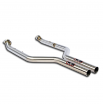 kit tubos delanteros derecho - izquierdo (Reemplaza catalizador convertidor) Sistema de escape 100% de acero inoxidable, 2 x Ø65