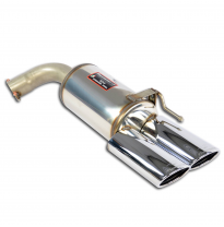 Silencioso trasero Derecho 120x80 100% Stainless steel Cat-back system - 2 x Ø70mm MERCEDES W220 S 600 V12 Bi-turbo (500 CV) '03