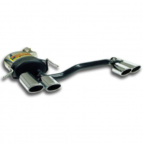 Silencioso trasero 4 salidas 90x70 ALTERNATIVA:Sistema salida Derecha-Izquierda (Se necesita modificar paragolpes) MERCEDES A209