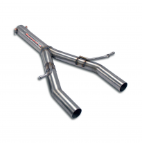 Tubo central "Y-Pipe" Sistema 100% de acero inoxidable (elimina el filtro de partículas de gasolina) - Solo kit completo MERCEDE