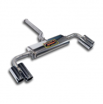 Silencioso trasero Derecho-Izquierdo OO90  ALTERNATIVA:Sistema 100% Acero Inox salida Derecha-Izquierda (Se necesita modificar p