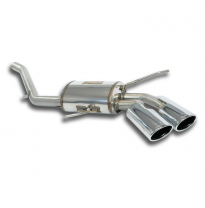 Silencioso trasero derecho 120x80 Sistema 100% de acero inoxidable, 2 x Ø60 mm MERCEDES W164 ML 500 V8 (5.0i - 306 CV) '05 -> '0