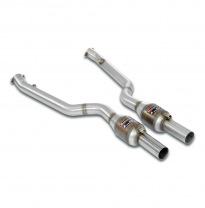 Tubo delantero con catalizador metalico Derecho-Izquierdo Sistema completo 100% de acero inoxidable, 2 x Ø70 mm BMW E63 Coupè M6