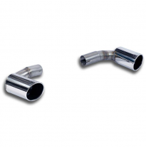 Kit colas de escape O100 ALTERNATIVE: - Rear muffler kit, left-right side exits - (bumper must be trimmed) - Full kit only BMW F