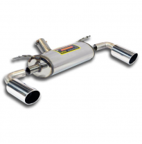 Silencioso trasero Derecho-Izquierdo O100 Sistema de escape trasero "Cat-back" derecho-izquierdo - Para el modelo con parachoque