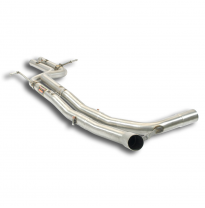 Tubo central Derecho-Izquierdo Sistema 100% de acero inoxidable para el silenciador trasero original. AUDI SQ5 QUATTRO 3.0 TFSI