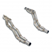 Colectores Derecho-Izquierdo Sistema 100% Acero Inox 2 x Ø63,5mm -> 2 x Ø60mm BMW Z3 M (Para V8 - S62 / M62 / M60 Motor conversi