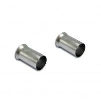 Kit tubos conexión adaptadores Derecho-Izquierdo (En desarrollo)  Sistema 100% de acero inoxidable, 2 x Ø60 mm - Solo kit comple