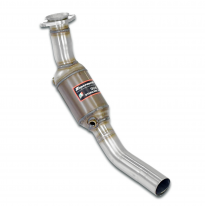 Downpipe derecho con catalizador metalico Sistema 100% de acero inoxidable, tamaño extragrande 2 x Ø60 mm JAGUAR XJ / Sovereign