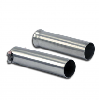 Kit tubos de conexión Derecho-Izquierdo para catalizador OEM (largo) Sistema "Cat.-back" 100% de acero inoxidable - Solo kit com