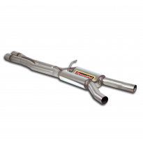 Silencioso central  Sistema "Cat.-back" 100% de acero inoxidable AUDI A6 RS6 QUATTRO (Sedan + Avant) 4.2i V8 Turbo (450 CV) ' 02