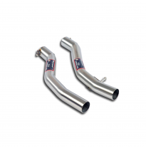 Kit tubos centrales Derecho-Izquierdo Sistema 100% de acero inoxidable, tamaño extragrande 2 x Ø54 mm - Solo kit completo BMW E3