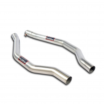 Tubos de conexión Sistema 100% Acero Inox tamaño grande 2 x Ø70mm - 2 x Ø65mm Solo sistema completo FERRARI 599 GTB Fiorano / H
