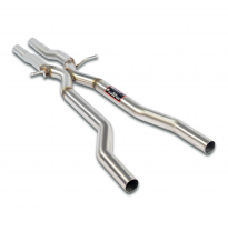 Tubo Central  + "X-Pipe" ALTERNATIVA: - Sistema "Axle-Back" 100% acero inoxidable, sobredimensionado 2 x Ø70 mm - Solo kit compl