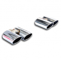 Kit colas de escape 100x75 Derecho  + 100x75 Izquierdo  ALTERNATIVE: - Right - Left exit system, 100% Stainless steel - (For "S3