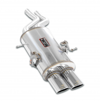 Silencioso trasero 100x75 ALTERNATIVA: Sistema "Cat.-Back" - Kit completo solamente BMW E46 320xi (2.2i) 4x4 (Sedan - Touring) '