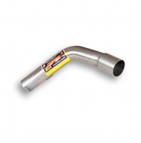 Tubo de conexión para silencioso central OEM ALTERNATIVA:Sistema 100% Acero Inox tamaño grande Ø 70mm LANCIA DELTA 2.0 HF Integr