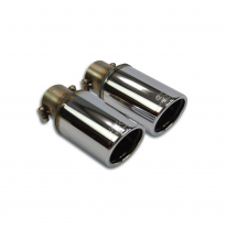 Cola de escape OO 90 Sistema de gran tamaño 2 x Ø 54 mm, 100 % acero inoxidable - Solo kit completo PORSCHE 987 BOXSTER '05 -> '