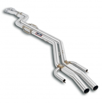 Centre "X-Pipe" Sistema 100% de acero inoxidable, sección Race MID BMW E30 M3 2.3L -1985 -> 1992 Centre "X-Pipe" SIN HOMOLOGACIO