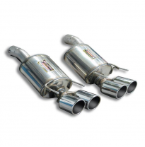 Racing rear muffler Right OO100 - Left OO100 ALTERNATIVA:Silencioso trasero Derecha-Izquierda para tubo central OEM CORVETTE C6
