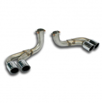 Colas de escape Derecha-Izquierda OO 76 ALTERNATIVA:100% Acero Inox para colectores OEM FERRARI 360 Challenge Stradale (425 CV)