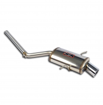 Silencioso trasero O 90 Sistema 100% de acero inoxidable - Solo kit completo MINI One Cabrio 1.6i (98 CV) 2009 -> 2014 Silencios
