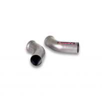 Kit de tubos de conexión para escape central OEM ALTERNATIVA: Sistema 100% Acero Inox para catalizador OEM + silenciador central