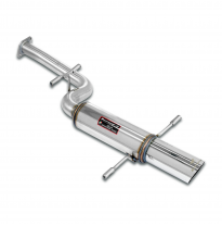 Silencioso trasero O 100 "Racing" Sistema 100% de acero inoxidable, sobredimensionado Ø63,5 mm - Solo kit completo SUBARU IMPREZ